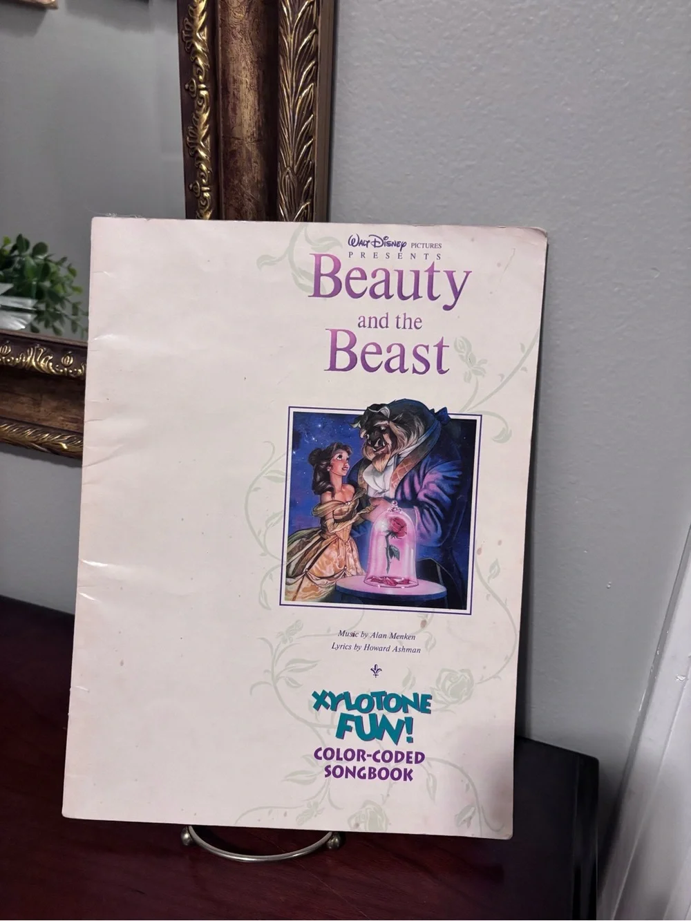 Disneys Beauty and the Beast Songbook Color Coded